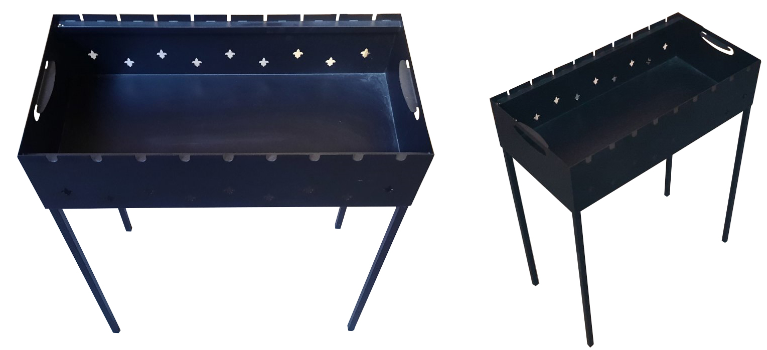 Мангал-розбірний ＂Економ＂ із ніжками 80.001.12