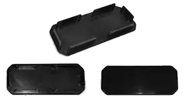 Plug to plastic bar black