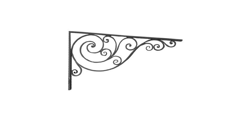 78.006 Canopy for two racks (forging)