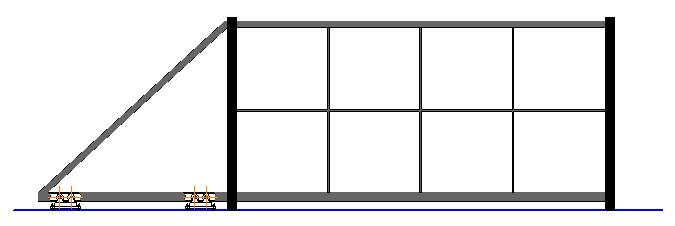 Каркас відкотних воріт